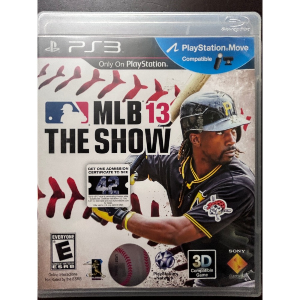 MLB 13 The Show Sony PlayStation 3 PS3 Sports Baseball Game CIB Andrew McCutchen